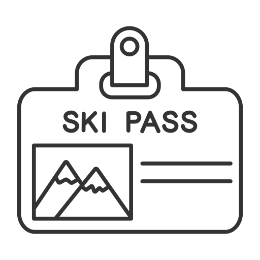 Лыжи Generic outline иконка