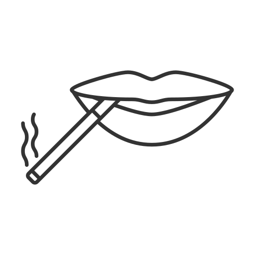 Lips Generic outline icon