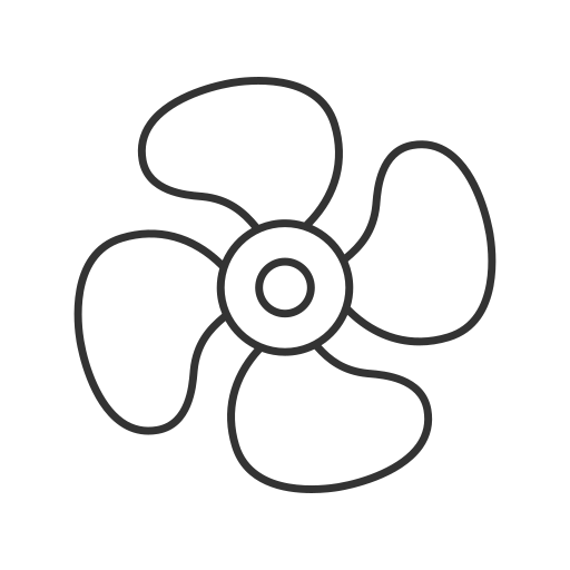 Fan Generic outline icon