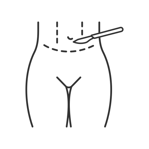 복부 Generic outline icon