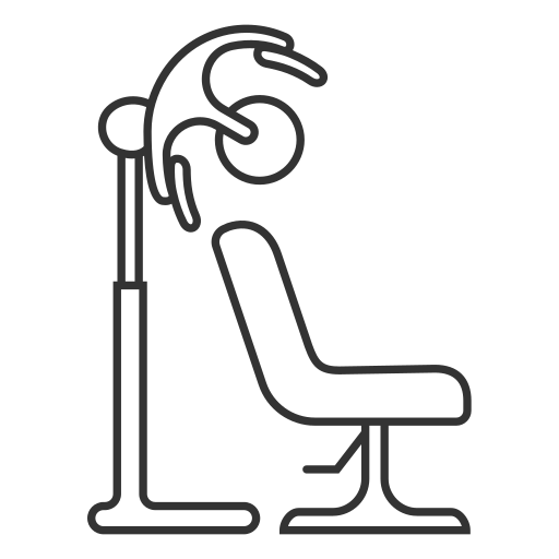 Stand hairdryer Generic outline icon