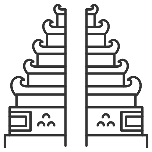 tempio Generic outline icona