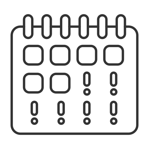 harmonogram Generic outline ikona