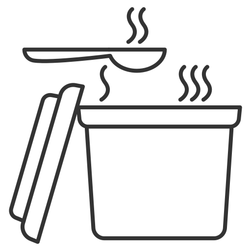 Food container Generic outline icon