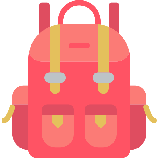 rucksack Basic Miscellany Flat icon