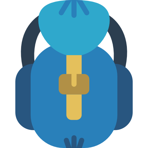 rucksack Basic Miscellany Flat icon