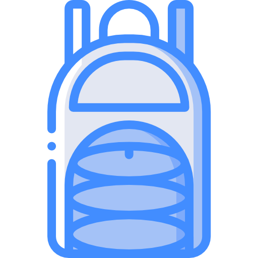 Backpack Basic Miscellany Blue icon