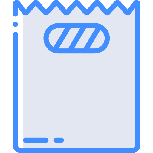 쇼핑백 Basic Miscellany Blue icon
