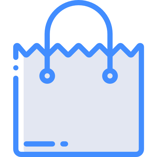 einkaufstasche Basic Miscellany Blue icon