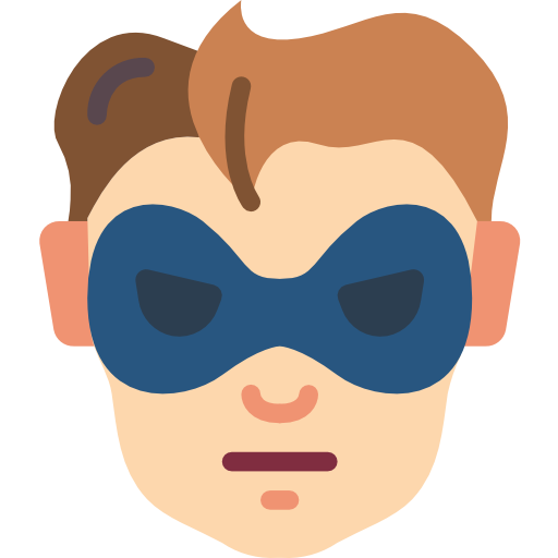 superheld Basic Miscellany Flat icoon