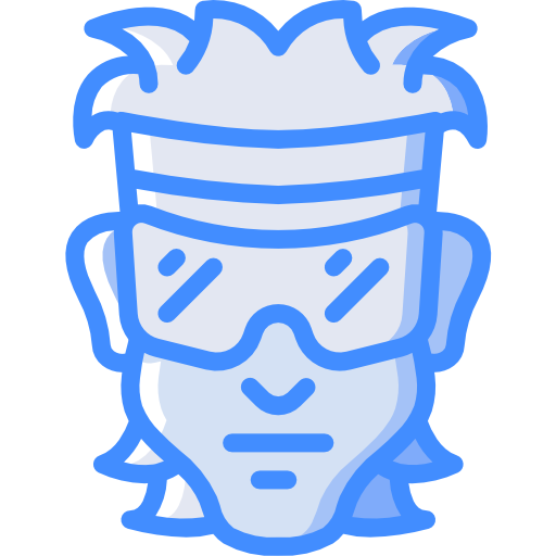 superhéroe Basic Miscellany Blue icono