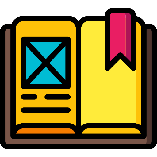 Open book Basic Miscellany Lineal Color icon