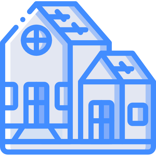 House Basic Miscellany Blue icon