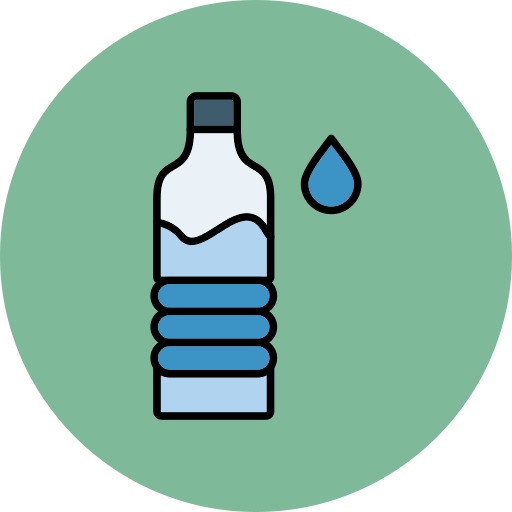 Water bottle Generic color lineal-color icon