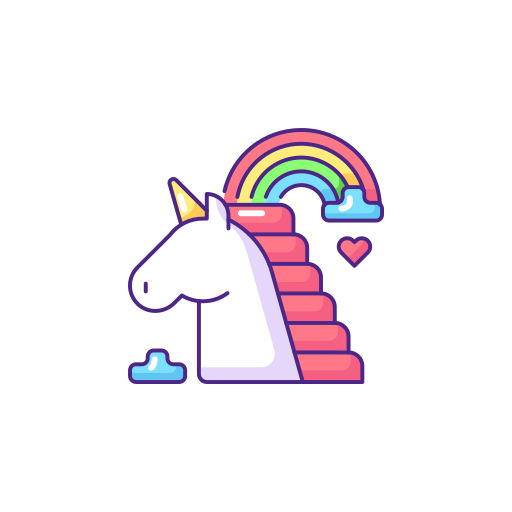 unicornio Generic color lineal-color icono