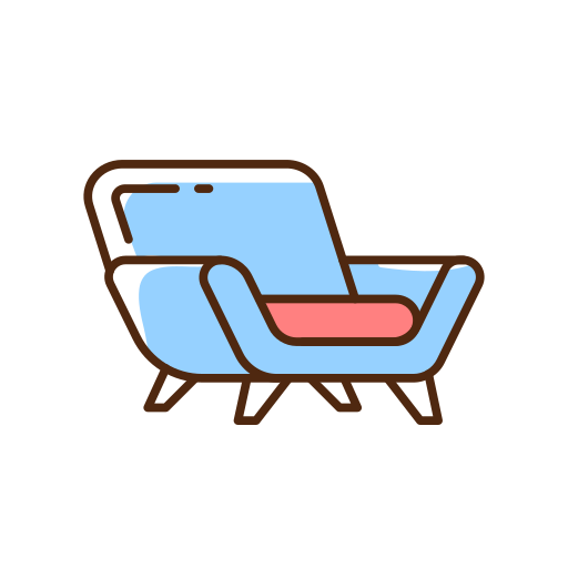 Armchair Generic color lineal-color icon