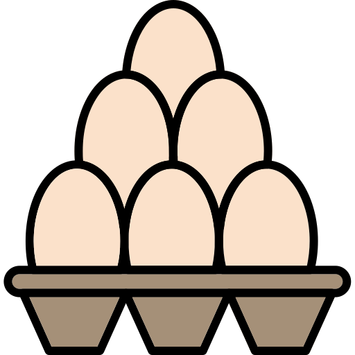 carton de huevos Generic color lineal-color icono