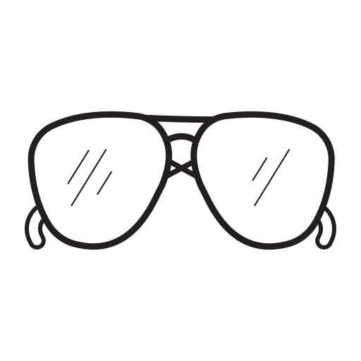 occhiali da sole Generic outline icona