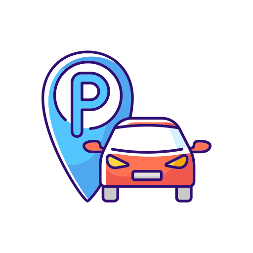 Carpark Generic color lineal-color icon