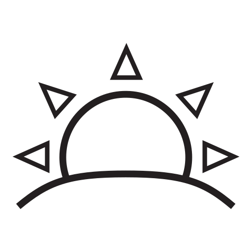 słońce Generic outline ikona