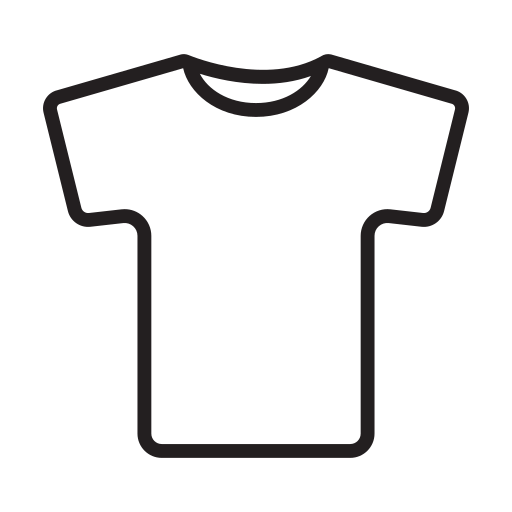 t-shirt Generic outline icoon
