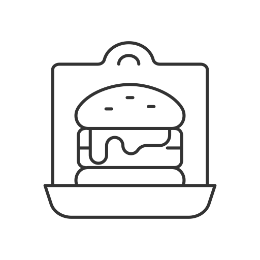 fast food Generic outline icoon
