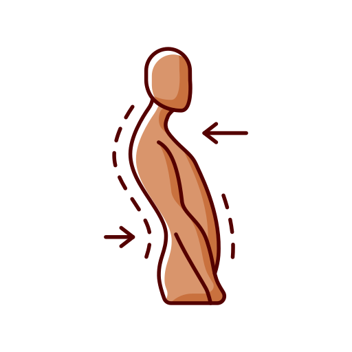 postura Generic color lineal-color Ícone