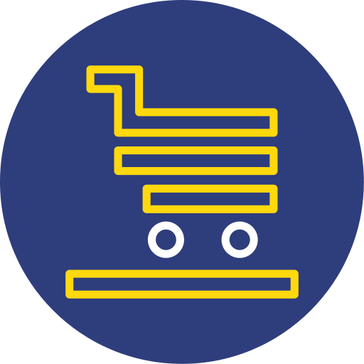 Smart cart Generic color fill icon