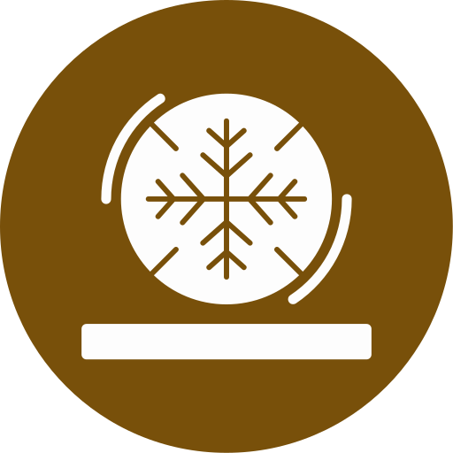 płatek śniegu Generic color fill ikona