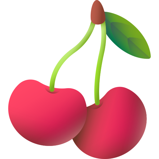 Cherry 3D Color icon