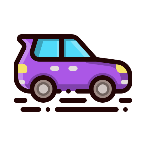Транспортное средство Generic color lineal-color иконка