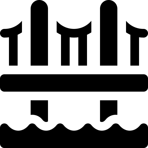 pont Basic Rounded Filled Icône