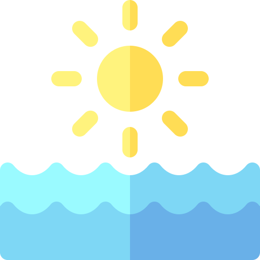 mar Basic Rounded Flat icono