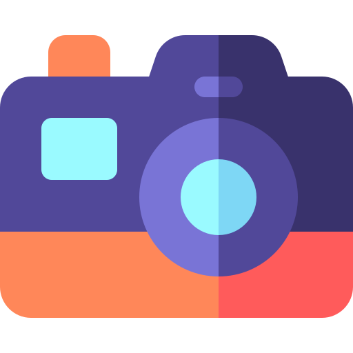kamera Basic Rounded Flat ikona