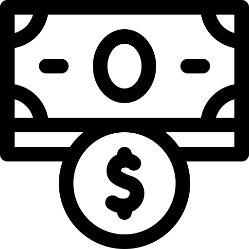 munteenheid Basic Rounded Lineal icoon