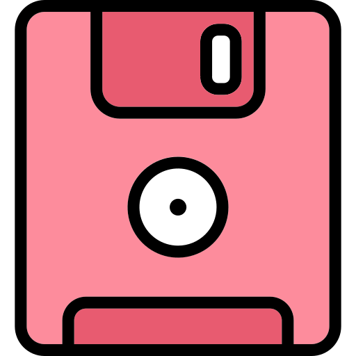 ディスケット Generic color lineal-color icon