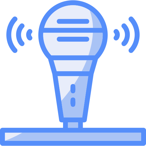 Микрофон Generic color lineal-color иконка