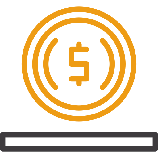 moneta Generic color outline ikona