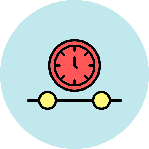 czas zegarowy Generic color lineal-color ikona
