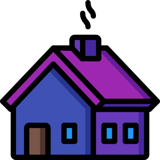 House Basic Miscellany Lineal Color icon