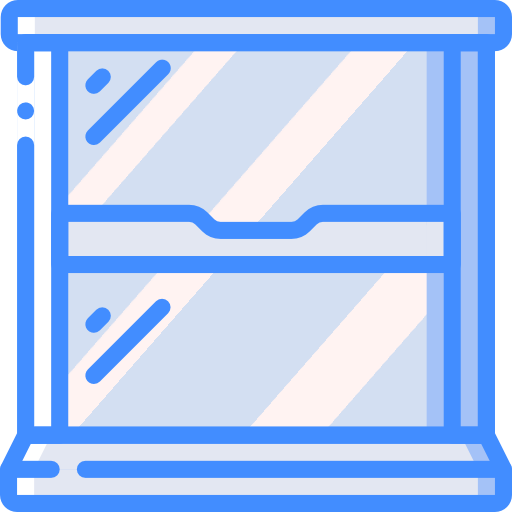 창문 Basic Miscellany Blue icon