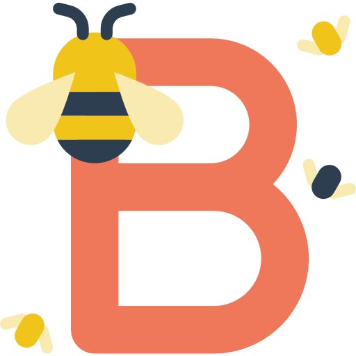文字b Basic Miscellany Flat icon