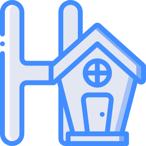 Letter h Basic Miscellany Blue icon