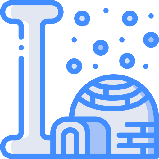 litera i Basic Miscellany Blue ikona