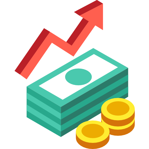 Investment Chanut is Industries Isometric icon