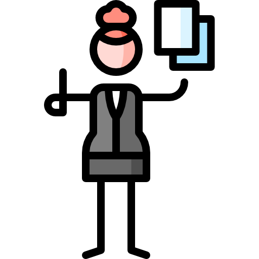 Documents Puppet Characters Lineal Color icon