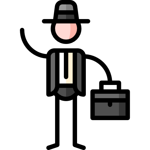 Business person Puppet Characters Lineal Color icon