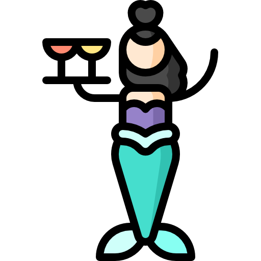 웨이트리스 Puppet Characters Lineal Color icon