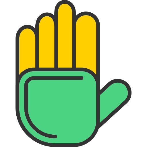 Hand Generic color lineal-color icon