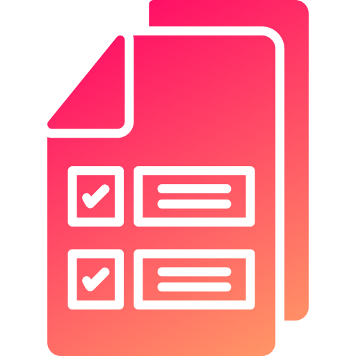 Task planning Generic gradient fill icon